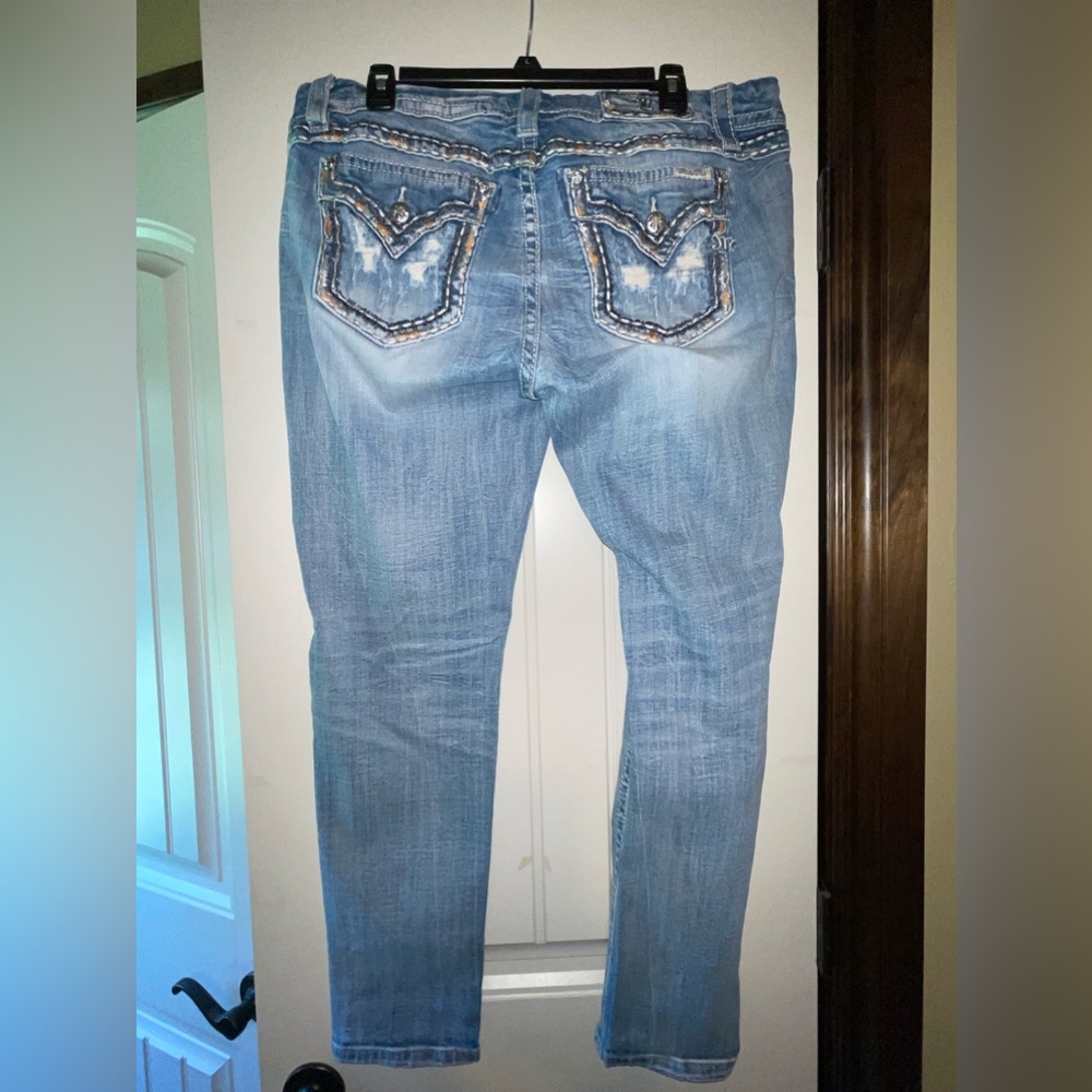 Miss Me easy ankle skinny jeans, size 33